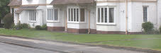 Terraced Houses And Lawn