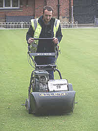 Mowing The Village Green