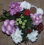 Flower vase of Chrysanthemums