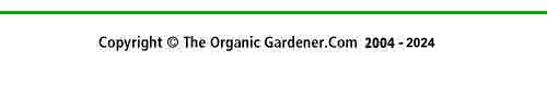 Footer for organic gardening on the-organic-gardener.com