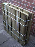 Slatted Timber Composter Kit before assembly